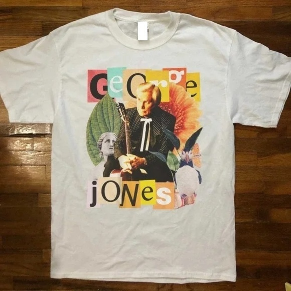 George Jones Graphic Tee White Shirt